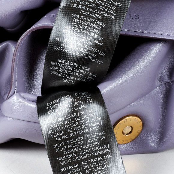 Stella McCartney Puffy Frayme Shoulder Bag in Grape - Picture 14 of 15